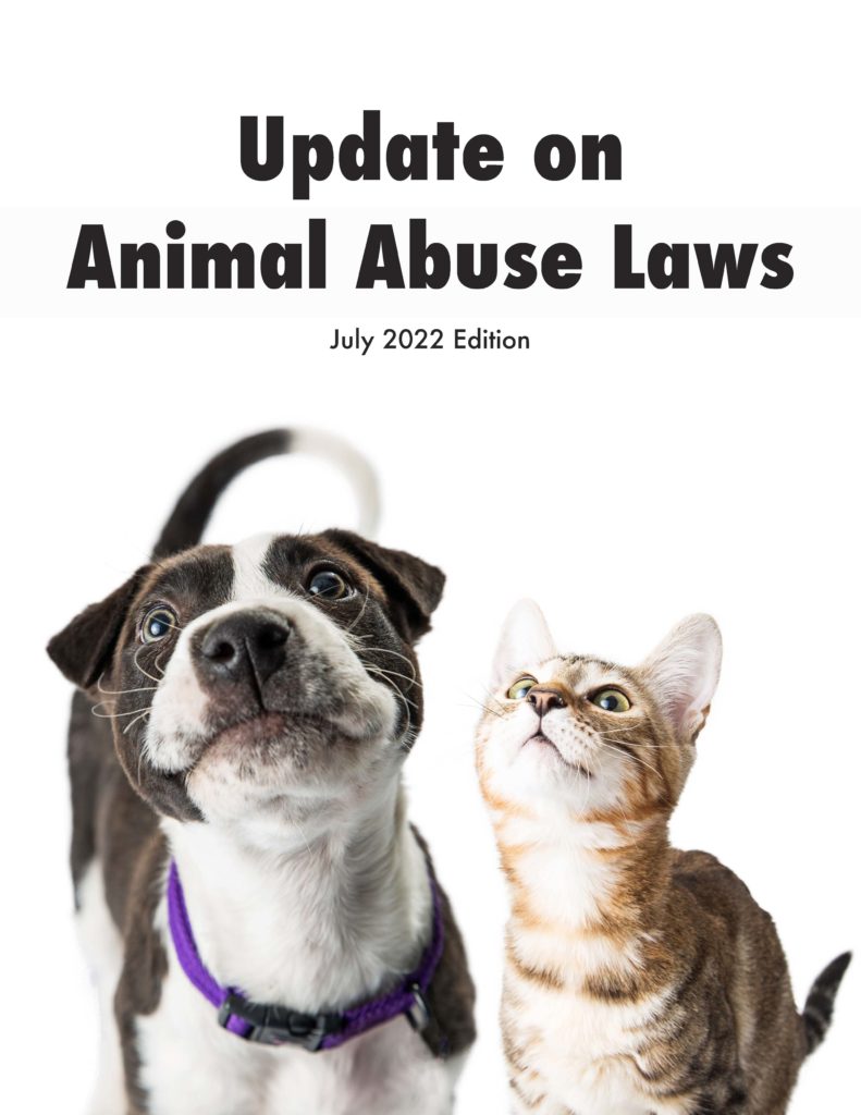 Animal Abuse Update Laws on Animal Cruelty, Crush Videos, and Dog